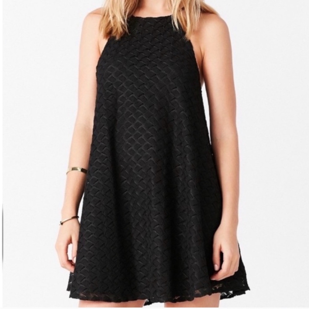 URBAN OUTFITTERS KIMCHI BLUE Black Lace Dress